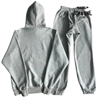 Conjunto Corteiz 5th Anniversary Track Suit Grey