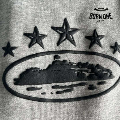 Conjunto Corteiz 5th Anniversary Track Suit Grey