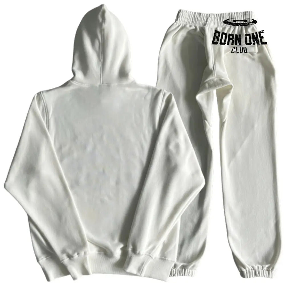 Conjunto Corteiz 5th Anniversary Track Suit White