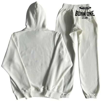 Conjunto Corteiz 5th Anniversary Track Suit White