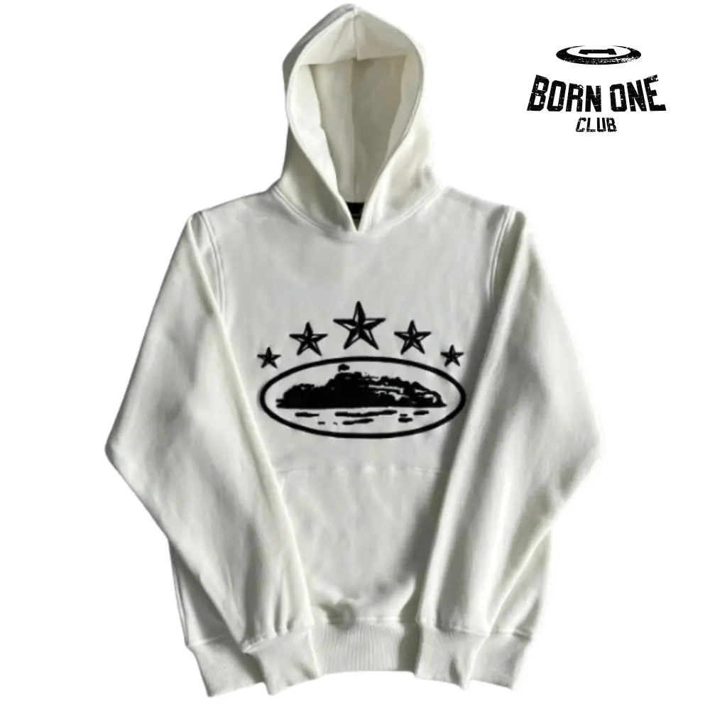 Conjunto Corteiz 5th Anniversary Track Suit White