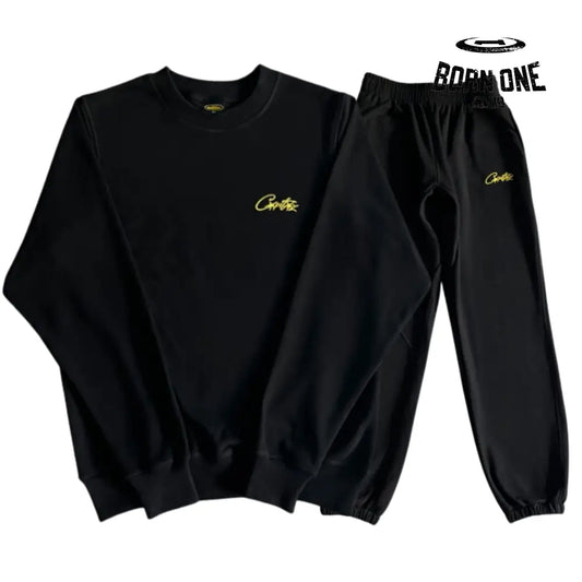 Conjunto Corteiz Alcatraz Basic Crewneck Set P