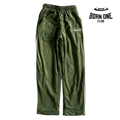 Conjunto Corteiz Velor Track Set Green