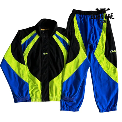 Conjunto Corteiz Vertigo Shuku Suit Preza Blue P