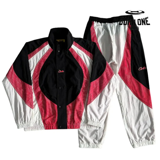 Conjunto Corteiz Vertigo Shuku Suit Red P