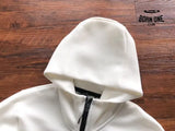 Conjunto Nike Tech Fleece Branco Jaqueta e Calça