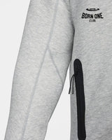 Conjunto Nike Tech Fleece Cinza 2023 (New Season) Jaqueta e Calça