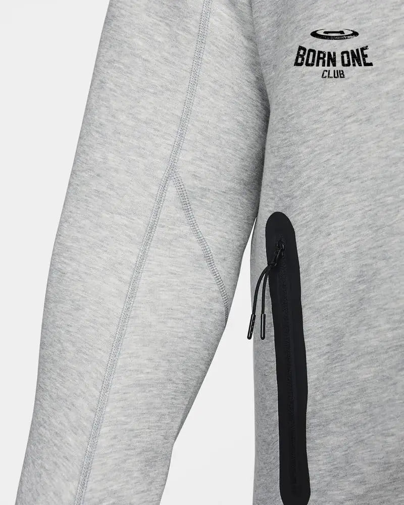 Conjunto Nike Tech Fleece Cinza 2023 (New Season) Jaqueta e Calça