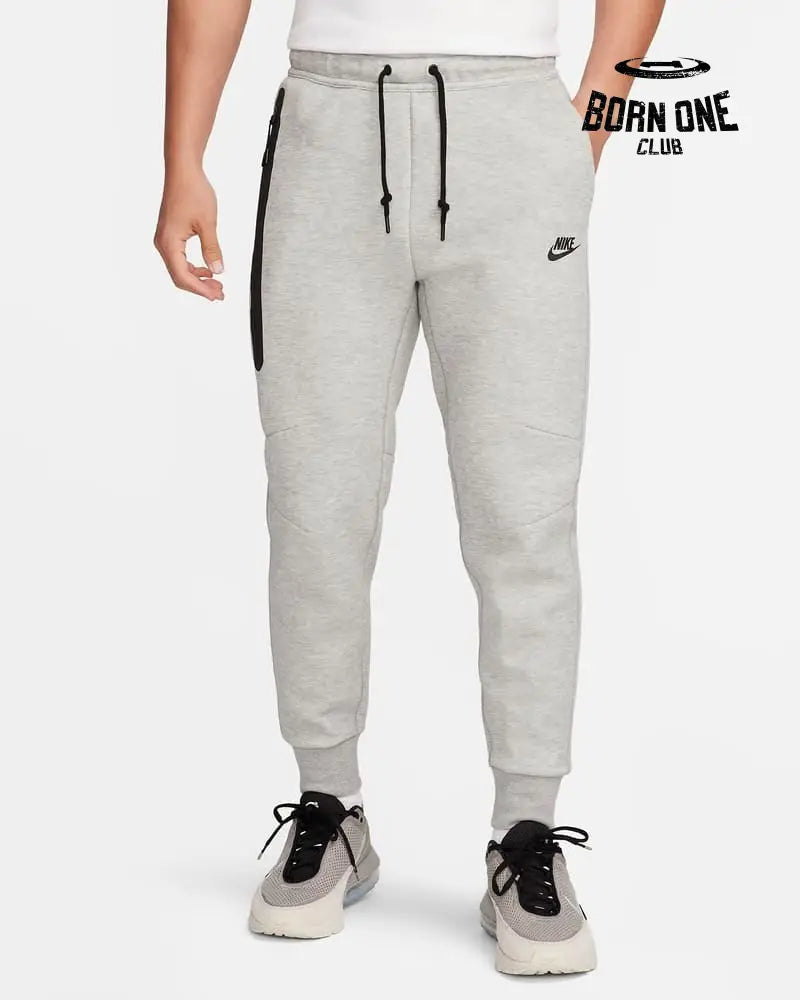 Conjunto Nike Tech Fleece Cinza 2023 (New Season) Jaqueta e Calça