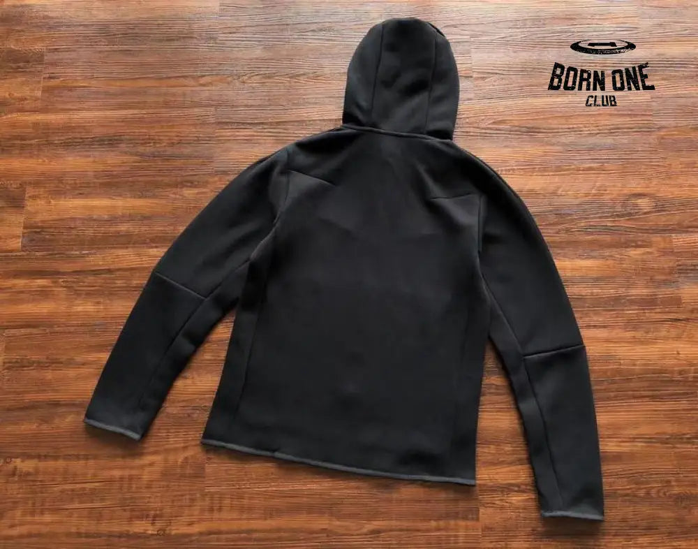 Conjunto Nike Tech Fleece Preto Jaqueta e Calça