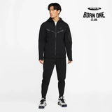 Conjunto Nike Tech Fleece Preto Jaqueta e Calça P / P