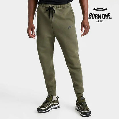 Conjunto Nike Tech Fleece Verde 2023 (New Season) Jaqueta e Calça