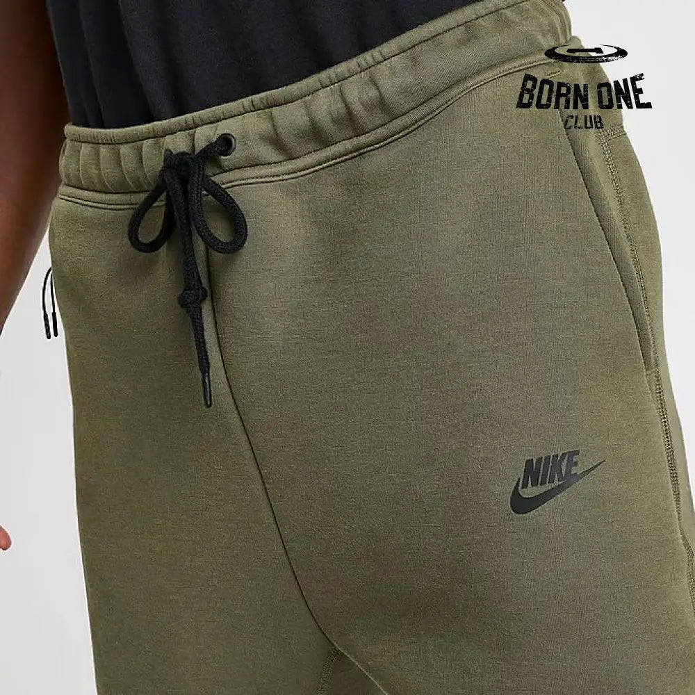 Conjunto Nike Tech Fleece Verde 2023 (New Season) Jaqueta e Calça