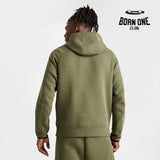 Conjunto Nike Tech Fleece Verde 2023 (New Season) Jaqueta e Calça