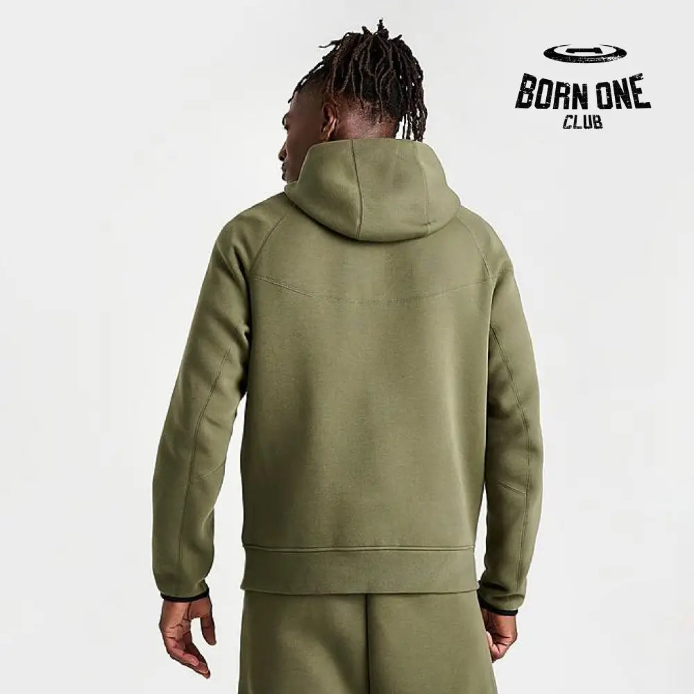 Conjunto Nike Tech Fleece Verde 2023 (New Season) Jaqueta e Calça