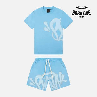 Conjunto Shorts Synaworld Azul