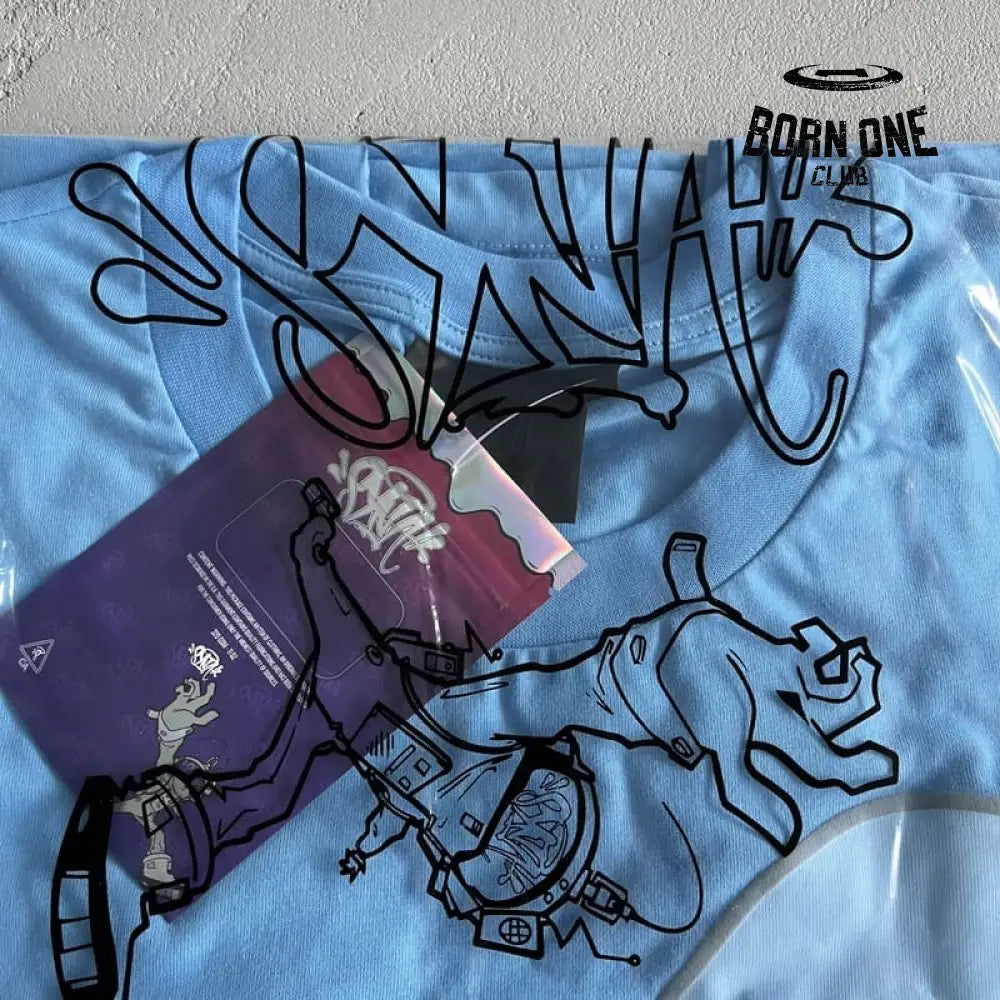 Conjunto Shorts Synaworld Azul