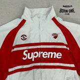 Conjunto Supreme x Ducati White Set Jaqueta e Calça