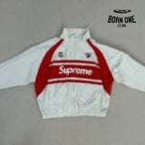 Conjunto Supreme x Ducati White Set Jaqueta e Calça