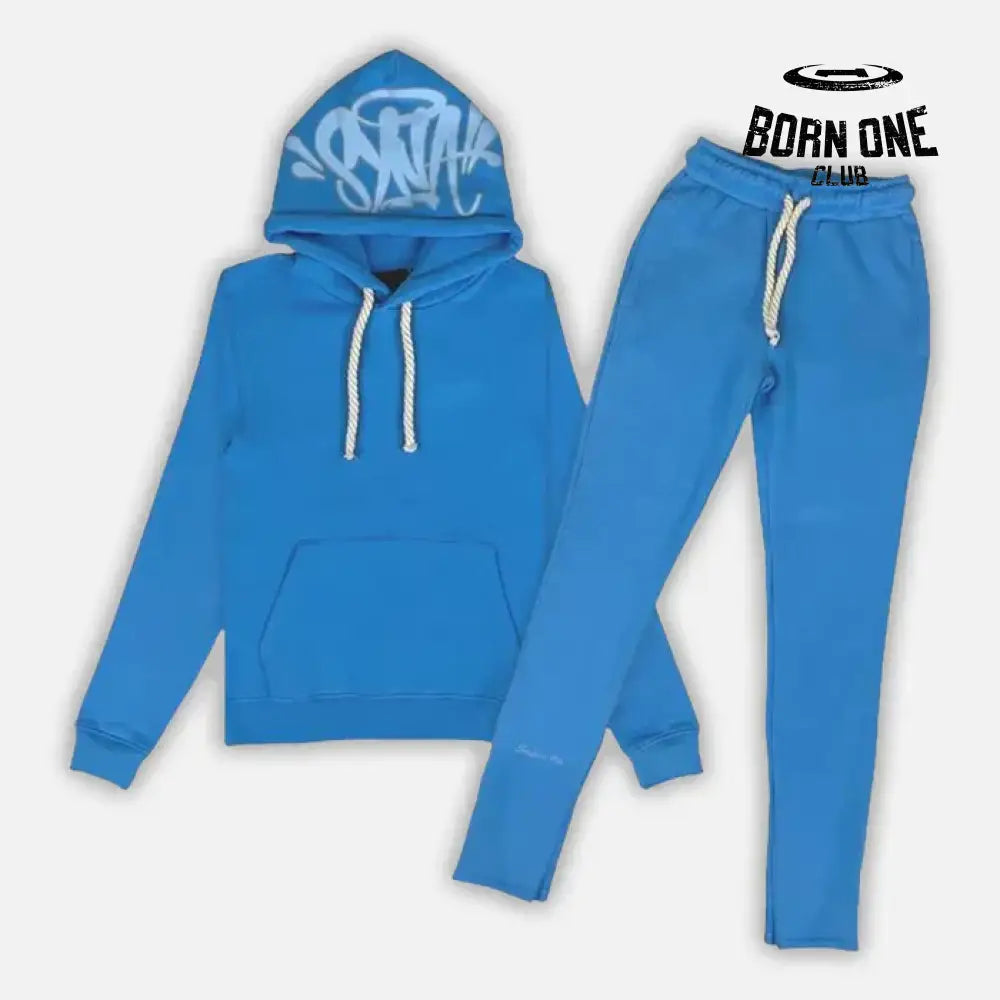 Conjunto Synaworld Logo Azul