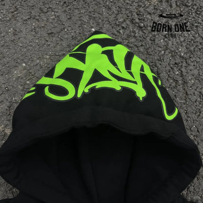 Conjunto Synaworld Logo Black Green