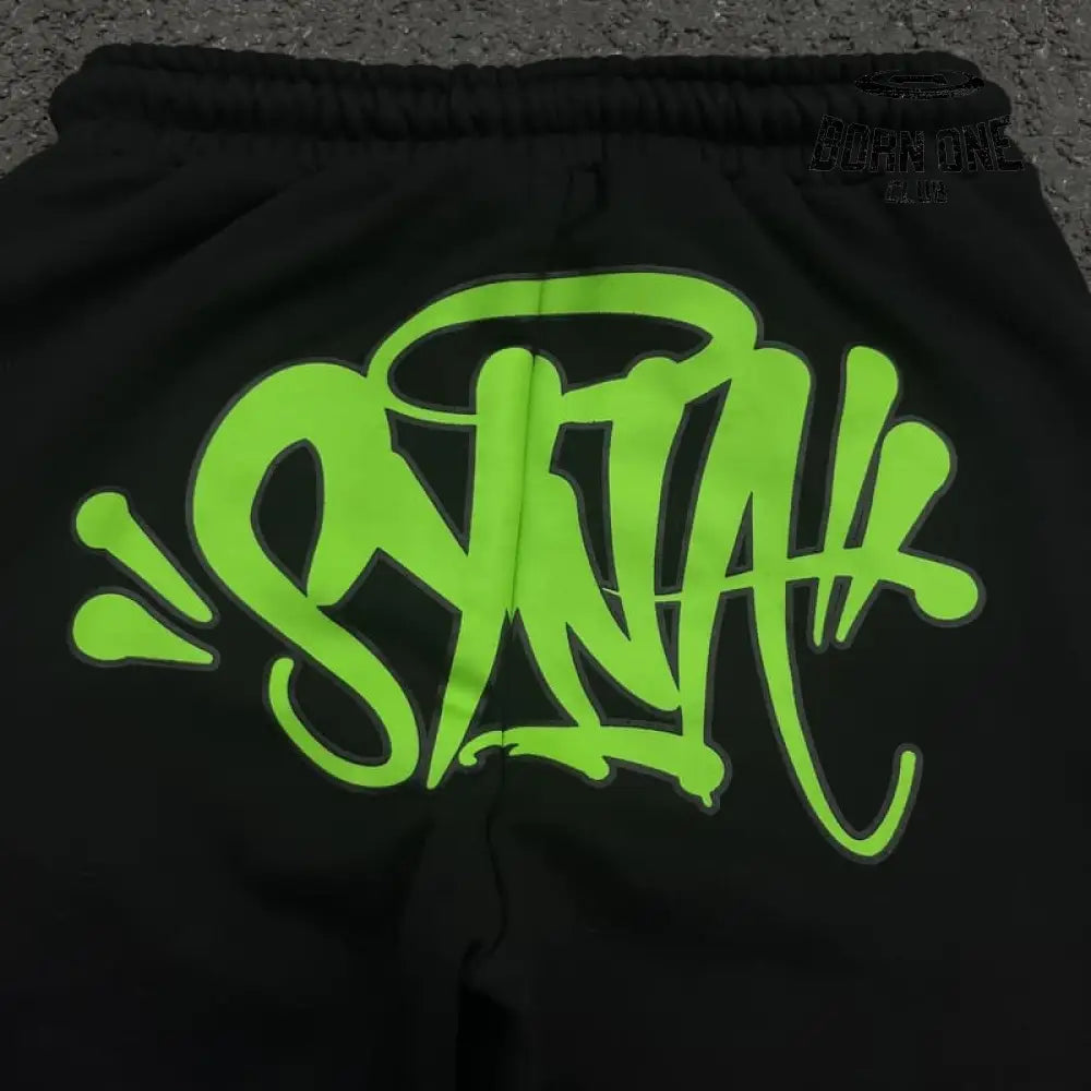 Conjunto Synaworld Logo Black Green