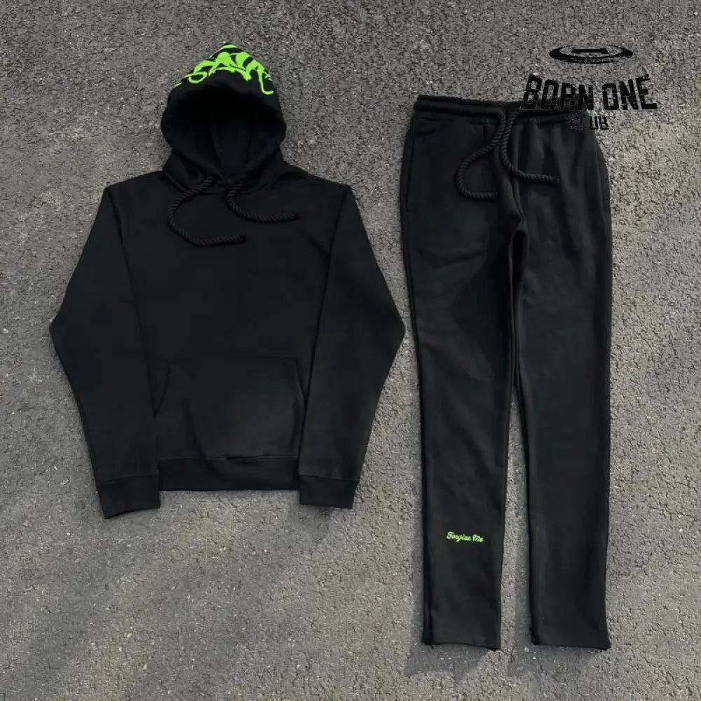 Conjunto Synaworld Logo Black Green