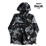 Conjunto Trapstar Camo Windbreaker Suit P / Cinza Militar