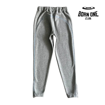 Conjunto Trapstar Chenille Aech Gray & Blue & White
