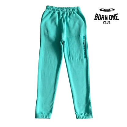 Conjunto Trapstar Chenille Decdoded Hoddie Tiffany Blue