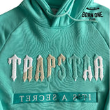 Conjunto Trapstar Chenille Decdoded Hoddie Tiffany Blue