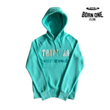 Conjunto Trapstar Chenille Decdoded Hoddie Tiffany Blue