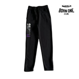 Conjunto Trapstar Decdoded Chenille Hooded Tracksuit Black & Purple