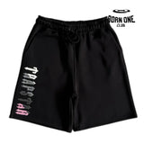 Conjunto Trapstar Decdoded Hooded Short Set Black & Pink