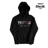 Conjunto Trapstar Decdoded Hooded Short Set Black & Pink