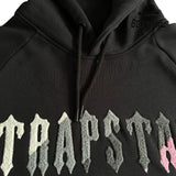 Conjunto Trapstar Decdoded Hooded Short Set Black & Pink