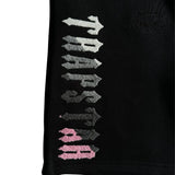 Conjunto Trapstar Decdoded Hooded Short Set Black & Pink
