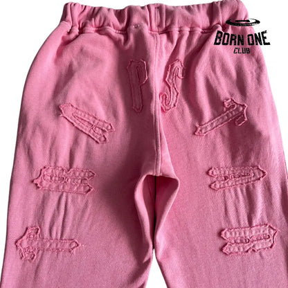 Conjunto Trapstar Feminino Irongate Cropped Batwing Zip Pink