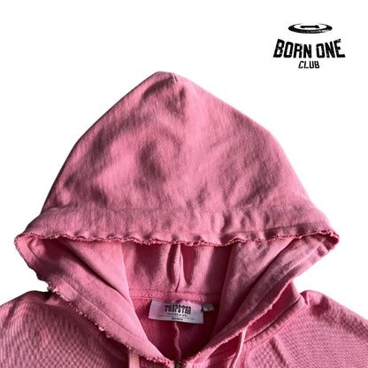 Conjunto Trapstar Feminino Irongate Cropped Batwing Zip Pink