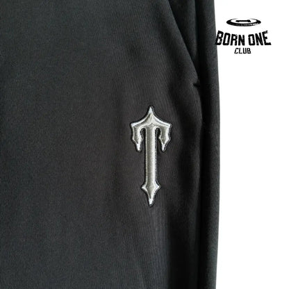Conjunto Trapstar Hoddie Tracksuit Black & Gray