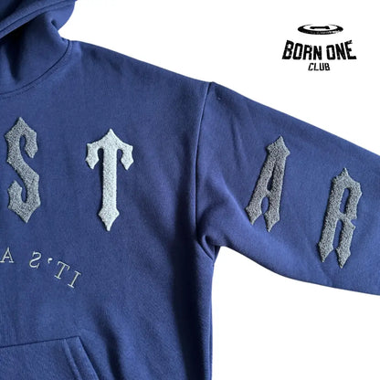 Conjunto Trapstar Irongate Arch Chenille Navy Blue