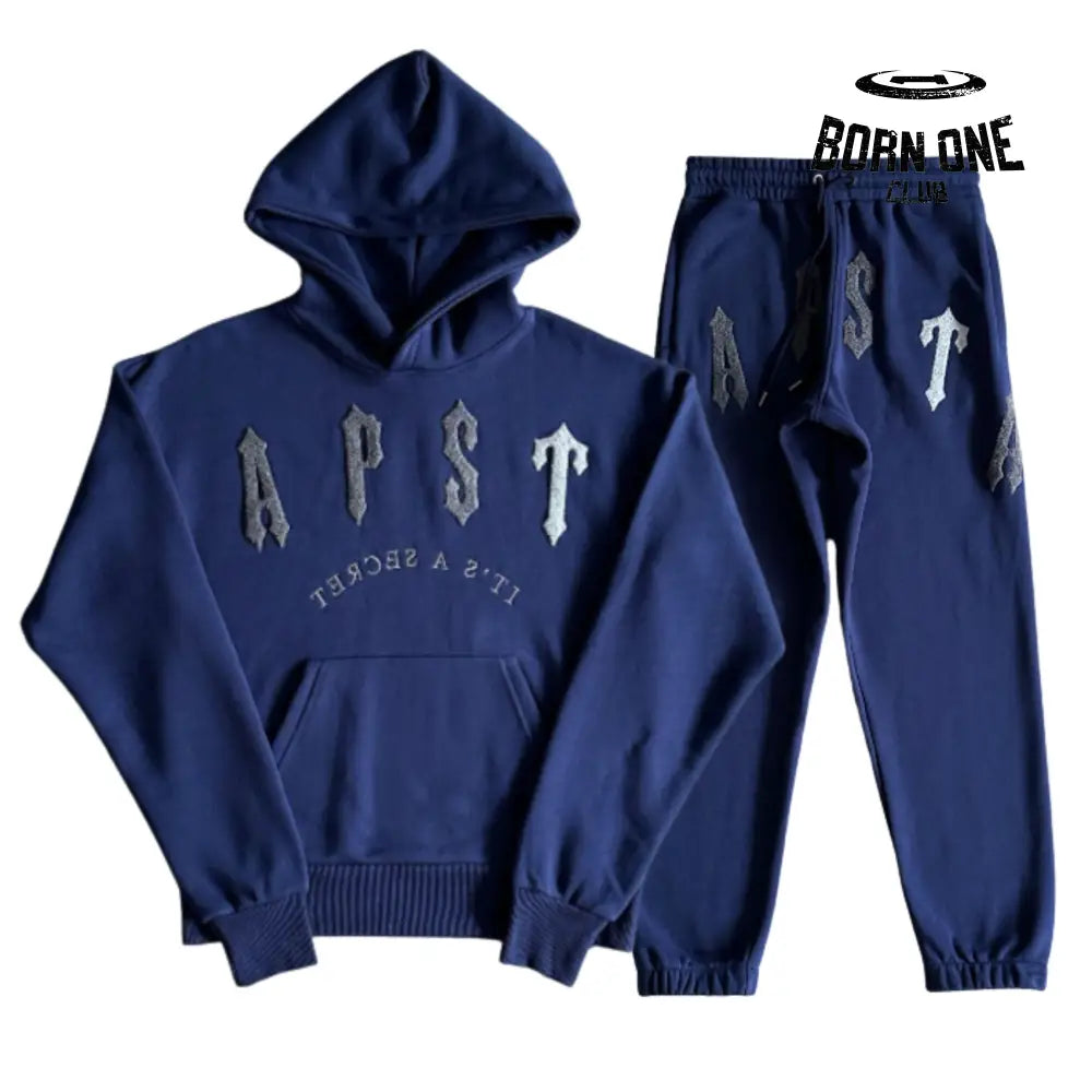Conjunto Trapstar Irongate Arch Chenille Navy Blue P