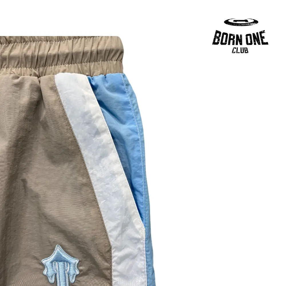 Conjunto Trapstar Irongate Shellsuit Gray & Baby Blue