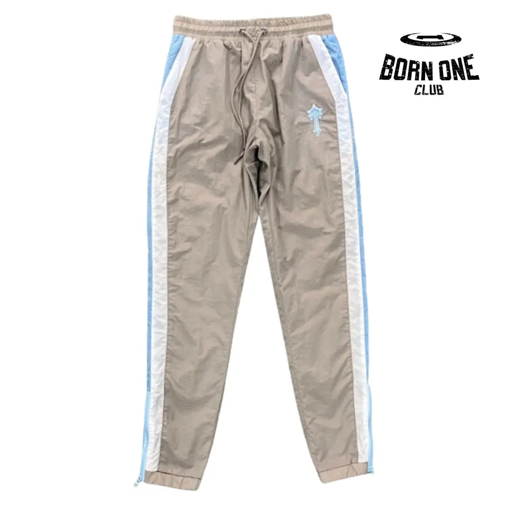 Conjunto Trapstar Irongate Shellsuit Gray & Baby Blue