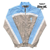 Conjunto Trapstar Irongate Shellsuit Gray & Baby Blue
