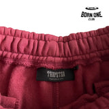 Conjunto Trapstar Script Zip Through Hoodie Zinfandel