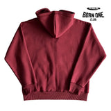 Conjunto Trapstar Script Zip Through Hoodie Zinfandel
