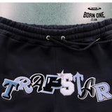 Conjunto Widcard Zip-Black and Blue Jaqueta e Calça Trapstar Tracksuits