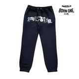 Conjunto Widcard Zip-Black and Blue Jaqueta e Calça Trapstar Tracksuits