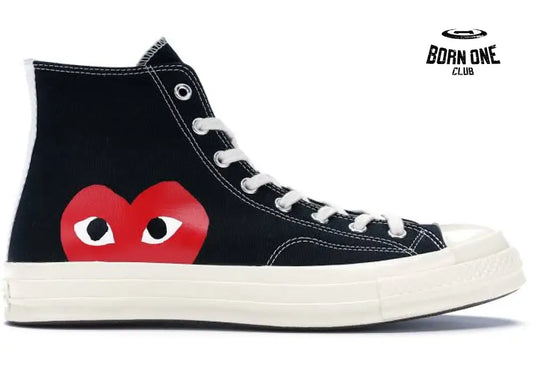 Converse Chuck Taylor All Star 70 HiComme des Garçons Play Black Converse Chuck Taylor All Star 70 HiComme des Garçons
